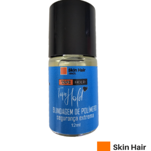 Frasco de Tape Hold SkinHairBrazil com pincel aplicador – blindagem para fita adesiva de Mega Hair 15ml