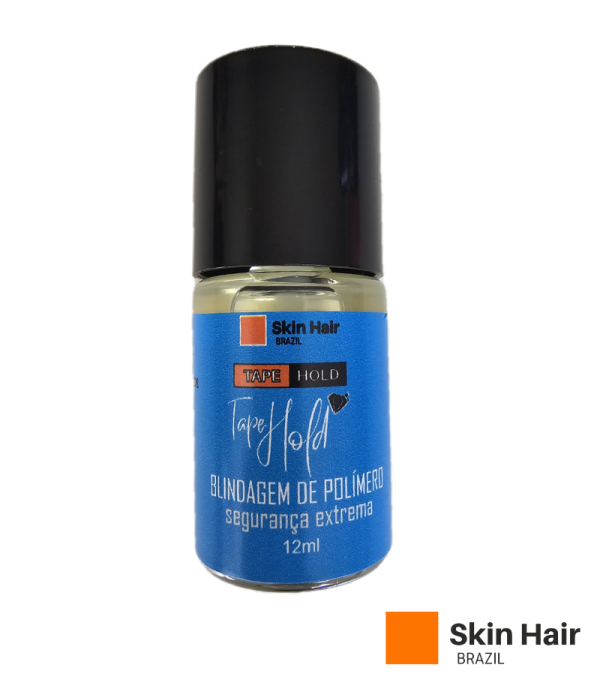 Frasco de Tape Hold SkinHairBrazil com pincel aplicador – blindagem para fita adesiva de Mega Hair 15ml