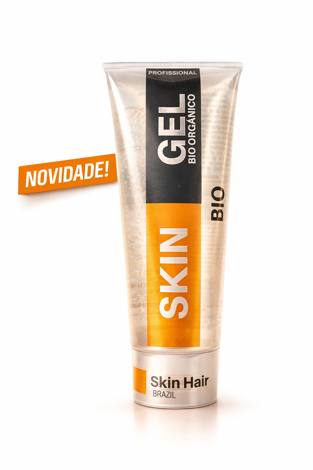 Gel bio orgânico Skin Hair Brazil profissional para prótese capilar e mega hair, produto novo