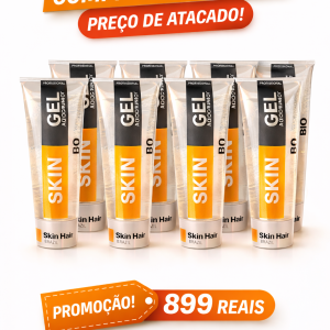 Promoção atacado Gel Bio Orgânico Skin Hair Brazil com 10 bisnagas por 899 reais frete grátis